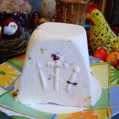 Пасха творожная с мармеладом