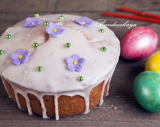 Пасхальный кулич бездрожжевой