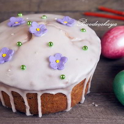 Пасхальный кулич бездрожжевой