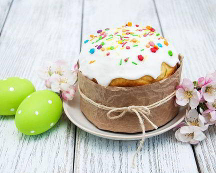 Пасхальный кулич с цукатами в мультиварке