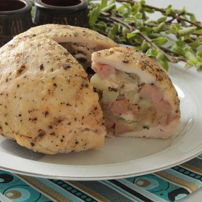 Пасхальный купол из куриной грудки