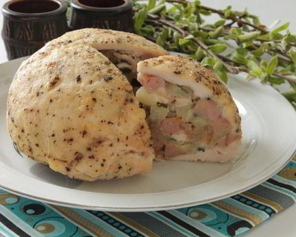 Пасхальный купол из куриной грудки