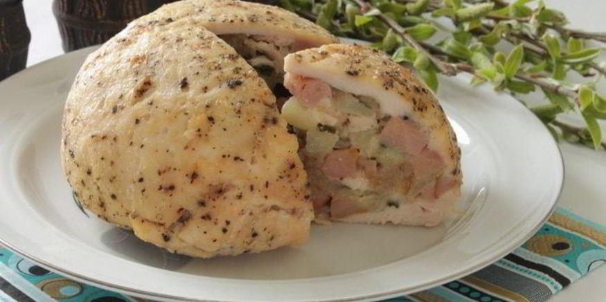 Рецепт пасхального купола из куриной грудки