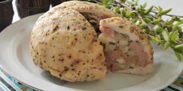 пасхальный купол из куриной грудки