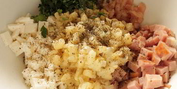 пасхальный купол из куриной грудки