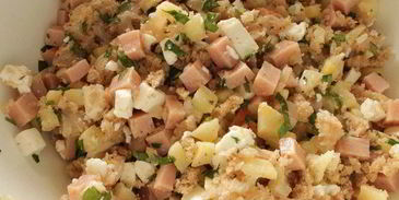 пасхальный купол из куриной грудки