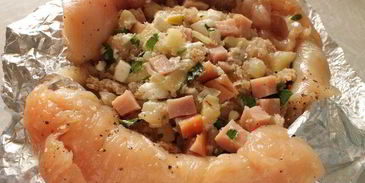 пасхальный купол из куриной грудки