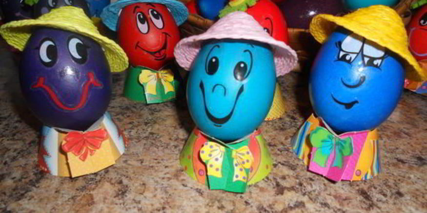 Рецепт пасхальных яиц