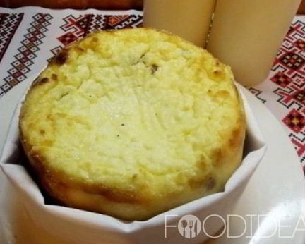 Печеная творожная пасха