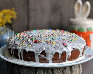 Шоколадный пасхальный кулич без дрожжей в мультиварке