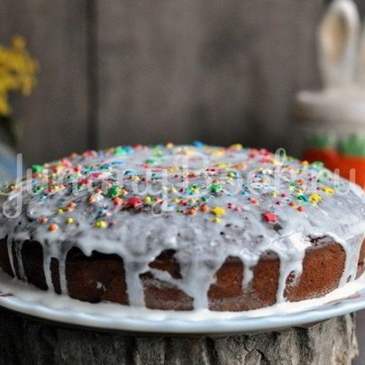 Шоколадный пасхальный кулич без дрожжей в мультиварке
