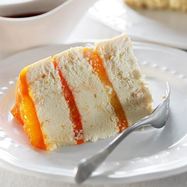 Рецепт Творожной пасхи с апельсиновым желе и соусом из кагора