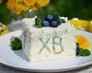 Творожная пасха с маком без яиц