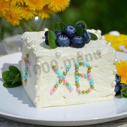 Творожная пасха с маком без яиц