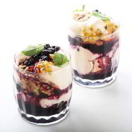 Рецепт Пудинга с черникой и маскарпоне