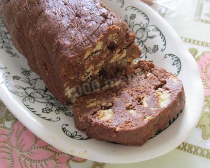 Домашний Щербет из печенья с изюмом