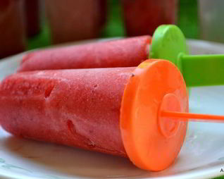 Клубничный щербет