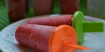 клубничный щербет