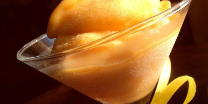 Рецепт персикового щербета