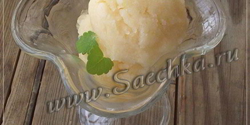 Рецепт щербета из дыни