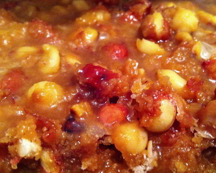 Щербет с жареным арахисом