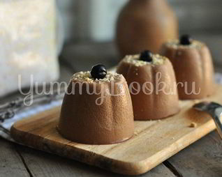 Шоколадная панна-котта