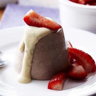 Рецепт Шоколадного бланманже с кремом англез