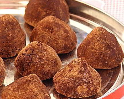 Шоколадные трюфели с грецкими орехами