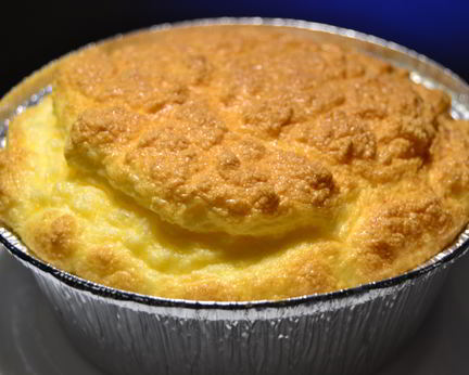 Белая рыба в суфле из сыра