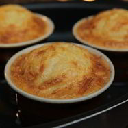 Рецепт Крабового суфле с чеддером и пармезаном