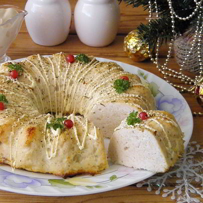 Куриное суфле в духовке