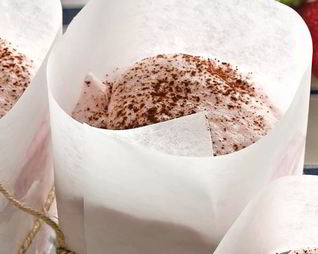 Ледяное клубничное суфле