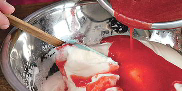 ледяное клубничное суфле