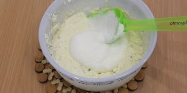 рыбка красная под суфле из сливочного сыра