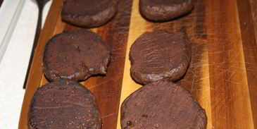 шоколадные печенья вупи-куки с облепиховым суфле