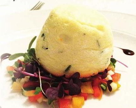 Суфле из голубого сыра и эстрагона