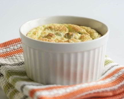 Суфле из кабачков с творогом рикотта