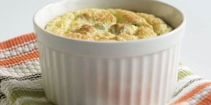 Рецепт суфле из кабачков с творогом рикотта