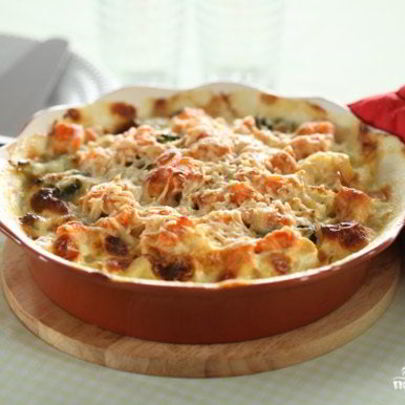 Суфле из курицы с цветной капустой