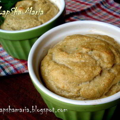 Суфле из цветной капусты и баклажана