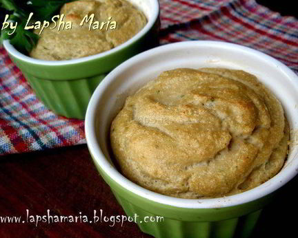 Суфле из цветной капусты и баклажана