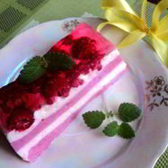 Рецепт Суфле Малиновая фантазия