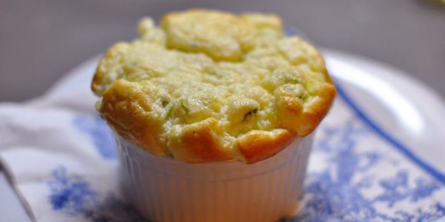 Рецепт суфле с чеддером и кабачками