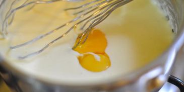 суфле с чеддером и кабачками