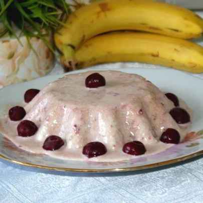 Суфле с вишней