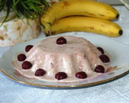 Суфле с вишней