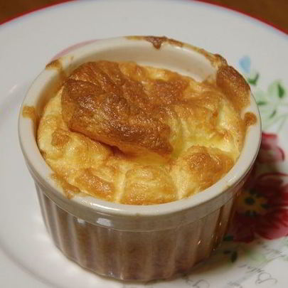 Суфле с зеленым горошком