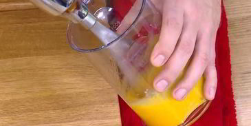 суфле с зеленым горошком