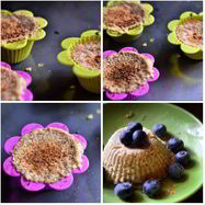 Рецепт Творожно-яблочного суфле на основе из печенья