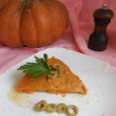 Тыквенно-оливковое суфле